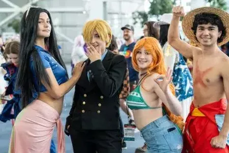 Anime cosplayers at Fan Expo 